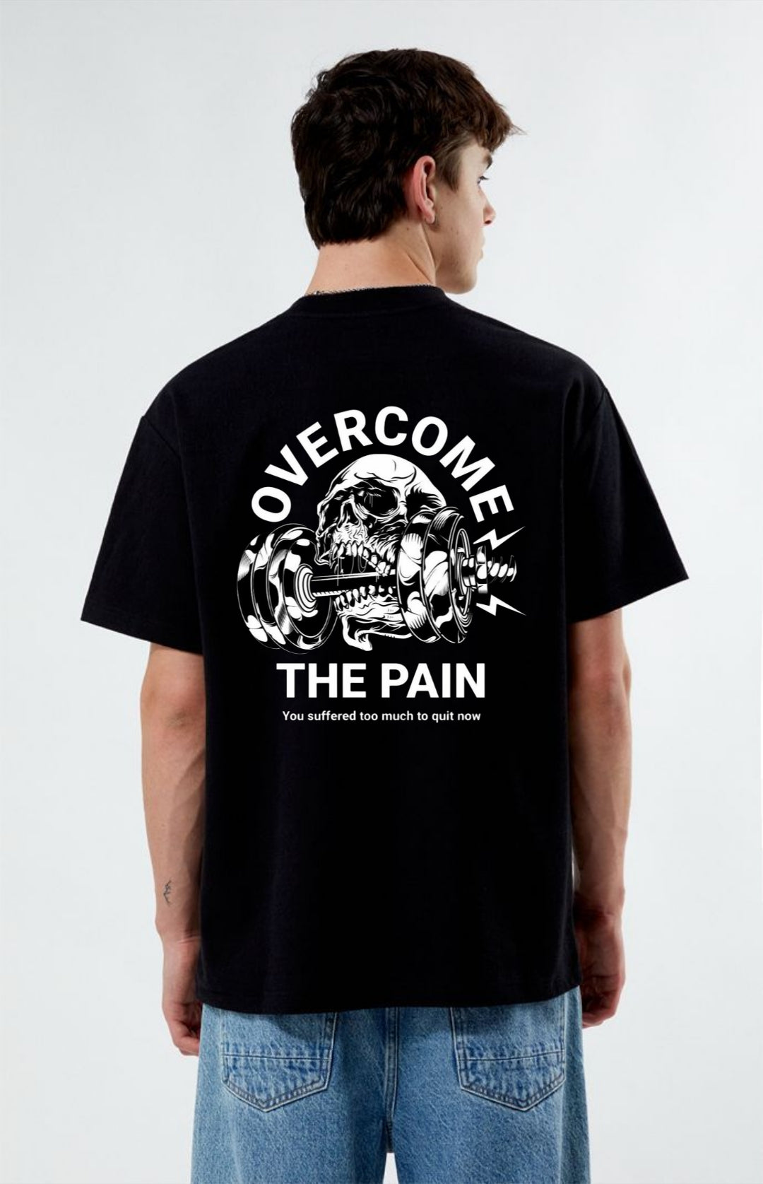 Gym Rat “Overcome the Pain” Graphic T-Shirt