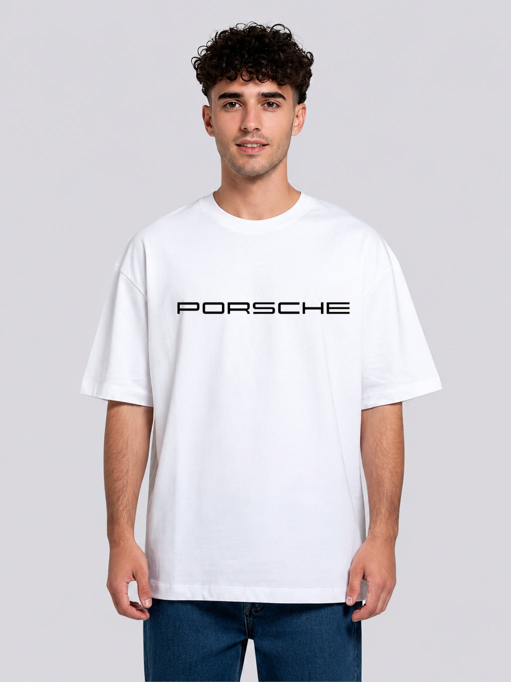 Porsche 911 GT3 RS Blueprint Oversized T-Shirt | Premium Streetwear front & Back Print